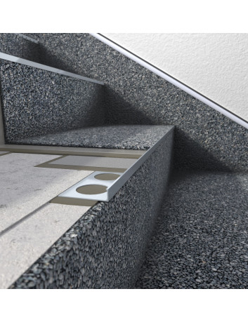 Wizualizacja PROFIL SCHODOWY SZ10 BEZ OTWORÓW ODWADNIAJĄCYCH