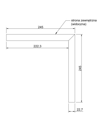 Narożnik zewnętrzny